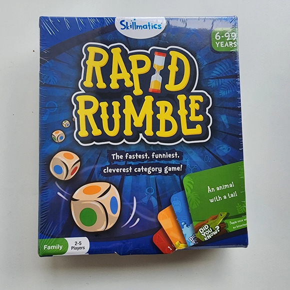 Rapid Rumble Skillmatics Board Game New And Sealed 6-99 Years - Picture 1 of 6